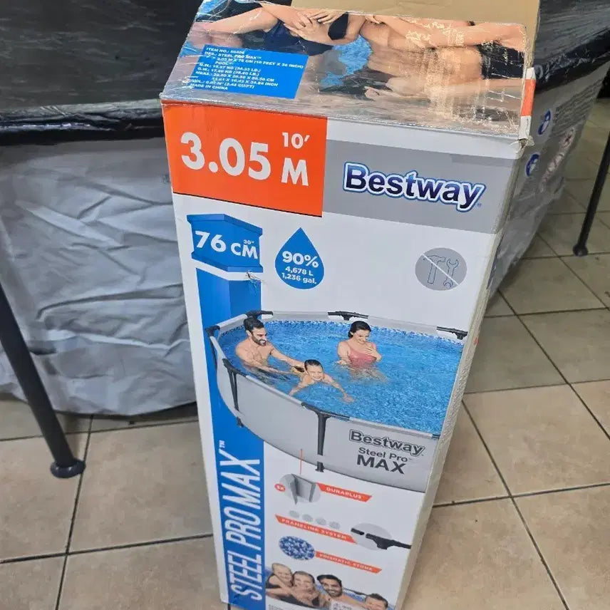 [BUNJANG] Bestway Steel Pro MAX 10ft Above Ground Swimming Pool / 물놀이 수영장