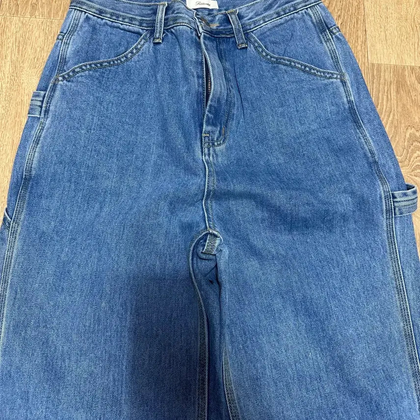[BUNJANG] Ribbon Light Wash Jeans / 리본빛청바지