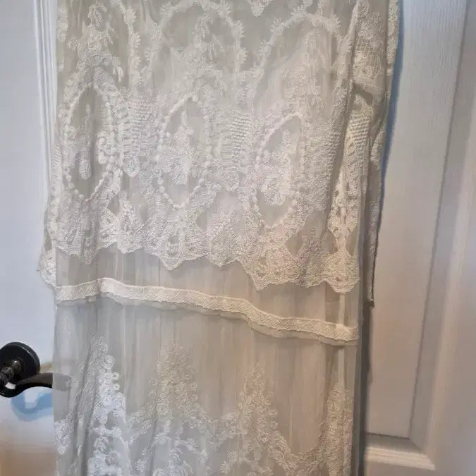 [BUNJANG] ZARA Long Dress Lace Size 48 / 자라  (새)옷 반품48 길이 106