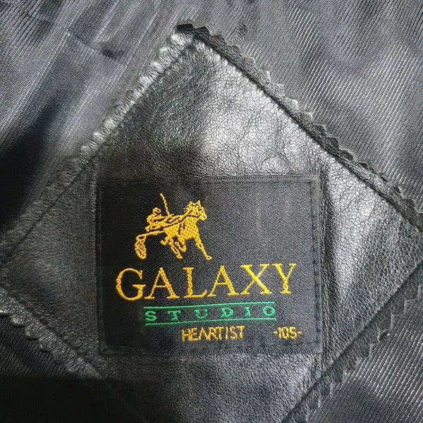 [BUNJANG] Jaeil Industries GALAXY Vintage Lambskin Goose Down Jacket with Real Mink Collar - Size 105 / [제일모직 갤럭시] 빈티지 양가죽 구스다운 자켓 (리얼 밍크 카라) - 105