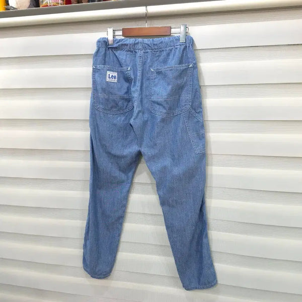 [BUNJANG] Lee Chambray Banding Pants Women's Medium / Lee 샴브레이 밴딩 팬츠- 우먼M