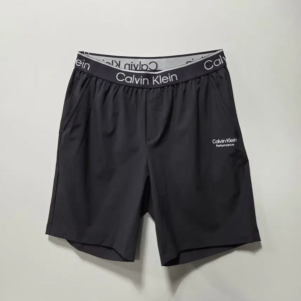 [BUNJANG] Calvin Klein Performance Charcoal Woven Banding Shorts M / 캘빈클라인 퍼포먼스 차콜 우븐 밴딩 반바지 M 26081019