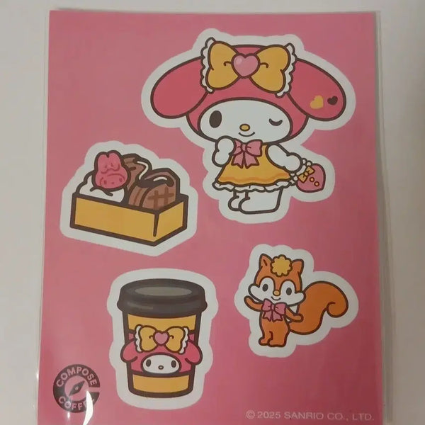 [BUNJANG] Compose Sanrio My Melody Sticker (Sealed) / (미개봉) 컴포즈 산리오 마이멜로디 스티커