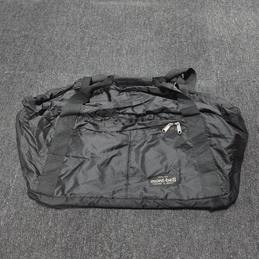 [BUNJANG] Montbell Black Nylon Lightweight Duffel Bag / 몽벨 블랙 나일론 라이트웨이트 더플백 26081021