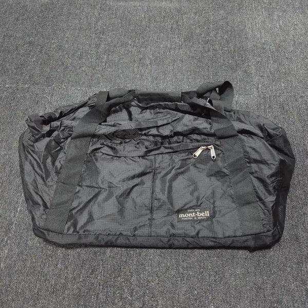 [BUNJANG] Montbell Black Nylon Lightweight Duffel Bag / 몽벨 블랙 나일론 라이트웨이트 더플백 26081021