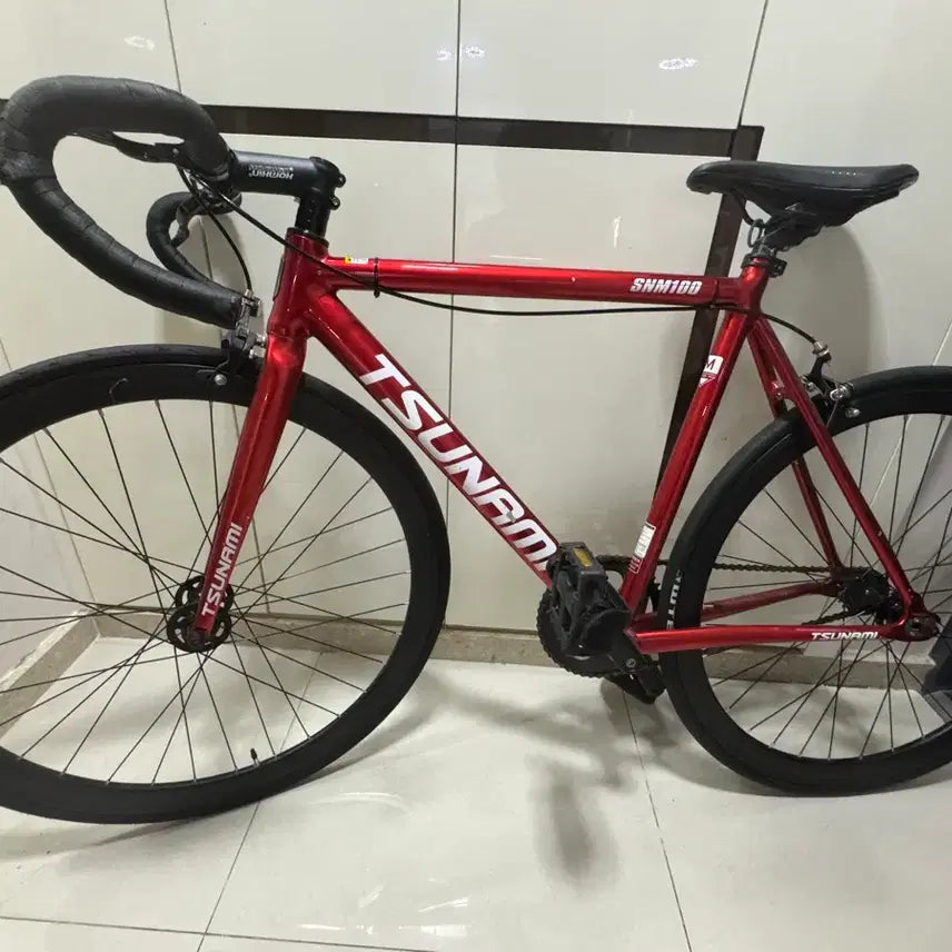 [BUNJANG] Pixy Tsunami Red Wine Cycling Frame Size M / 픽시 쓰나미 레드와인