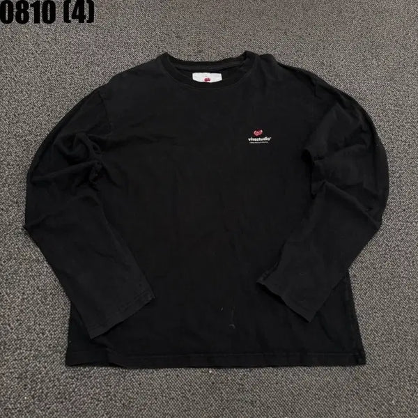 [BUNJANG] Vivastudio Long Sleeve T-Shirt Black Size 1 / 비바 스튜디오 긴팔 티셔츠 블랙 1 0810