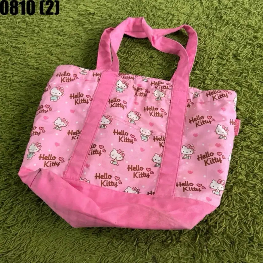 [BUNJANG] Hello Kitty Pink Tote Bag / 헬로키티 핑크 토트백
