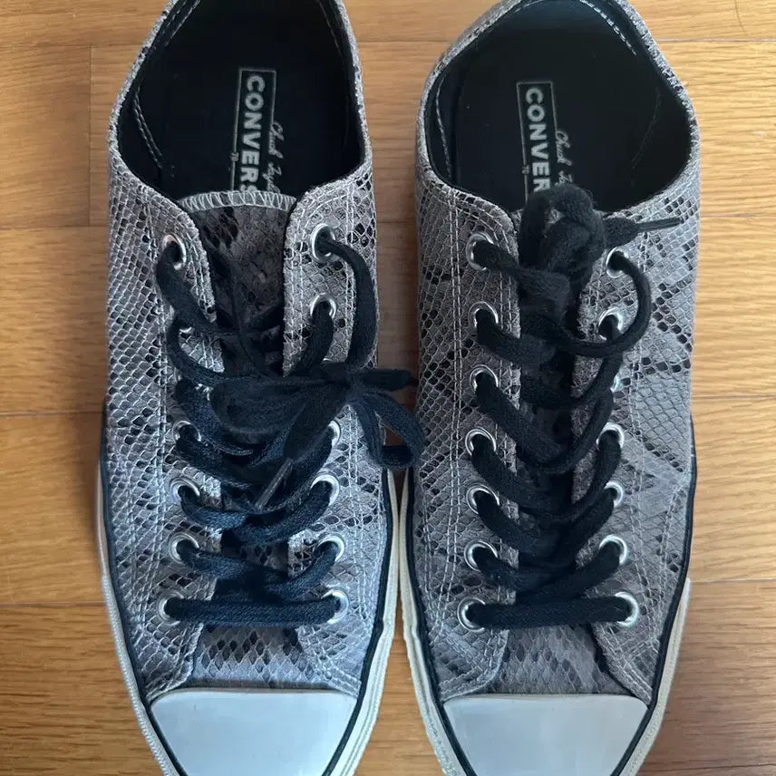 [BUNJANG] Converse Chuck Taylor Snake Print Sneakers / 컨버스 척테일러 뱀피 패턴 스니커즈