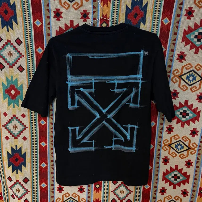 [BUNJANG] Off-White Split Arrow Big Logo T-Shirt XS / 오프화이트 스플릿 에로우 빅로고 반팔티 XS