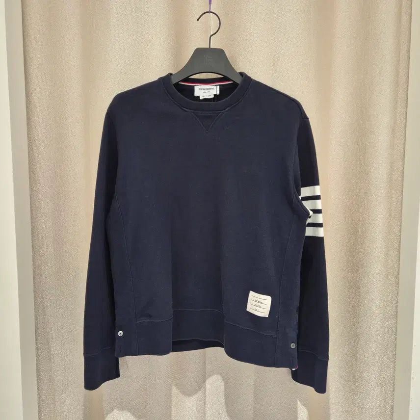 [BUNJANG] Thom Browne 4-Bar Sweatshirt Navy / (5)톰브라운 4바 맨투맨 네이비