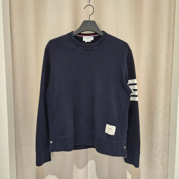 [BUNJANG] Thom Browne 4-Bar Sweatshirt Navy / (5)톰브라운 4바 맨투맨 네이비
