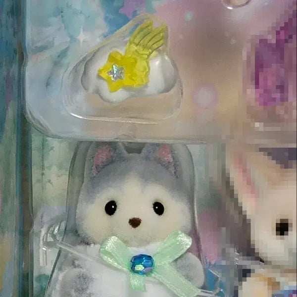[BUNJANG] Sylvanian Families Shooting Star Husky Baby Fairy Forest Split Set / 실바니안 별똥별 허스키 직립 아기 요정 페어리 포레스트 분철 판매