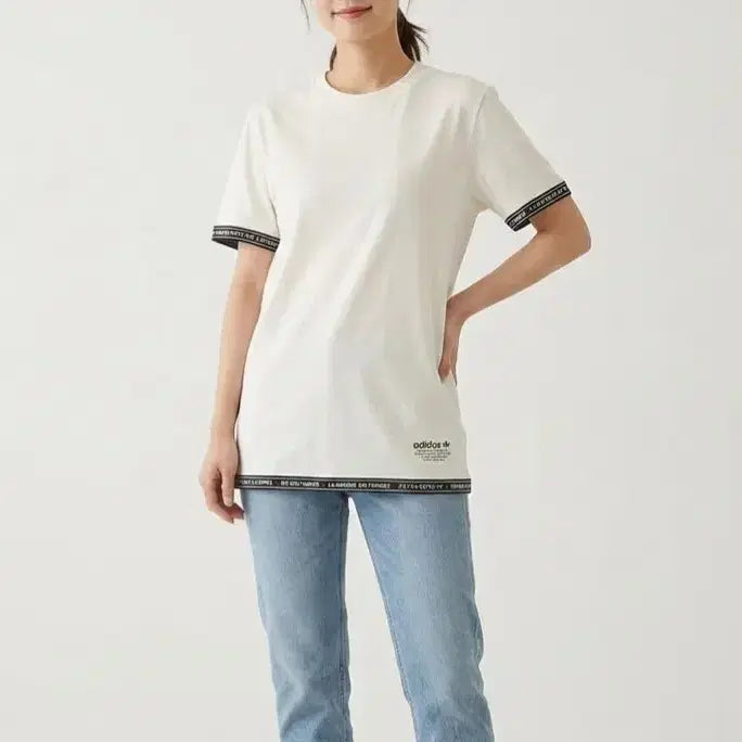 [BUNJANG] Adidas Lettering T-Shirt / 아디다스 레터링 반팔티셔츠