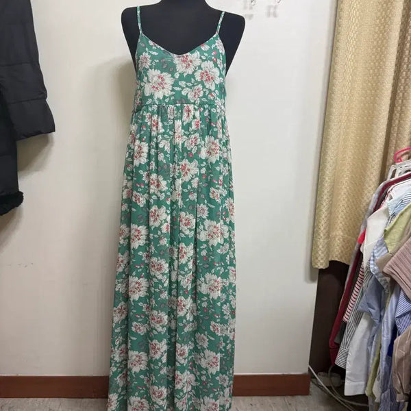 [BUNJANG] Nice Claup Chiffon Long Dress / Nice  claup수입 나이스클랍 쉬폰 롱원피스