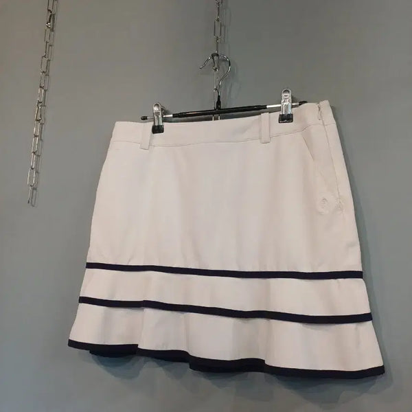 [BUNJANG] Beanpole Golf Tennis Skirt White Size 73 / 빈폴  골프 스커트  테니스 치마   흰색 73