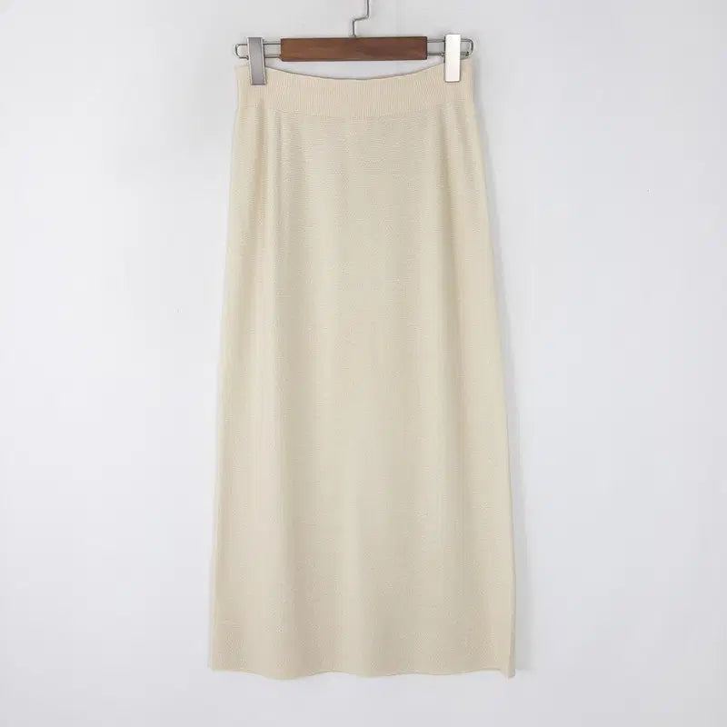 [BUNJANG] Bowen Knit Banding Skirt / 보웬 니트 밴딩 스커트 F