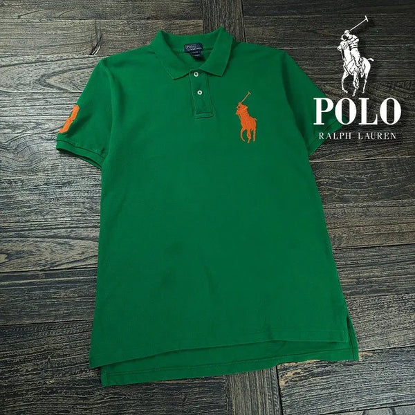 [BUNJANG] Polo Ralph Lauren Chief Keef Big Pony Polo Shirt Green / 폴로 랄프로렌 치프키프 빅포니 카라티 그린 M22102