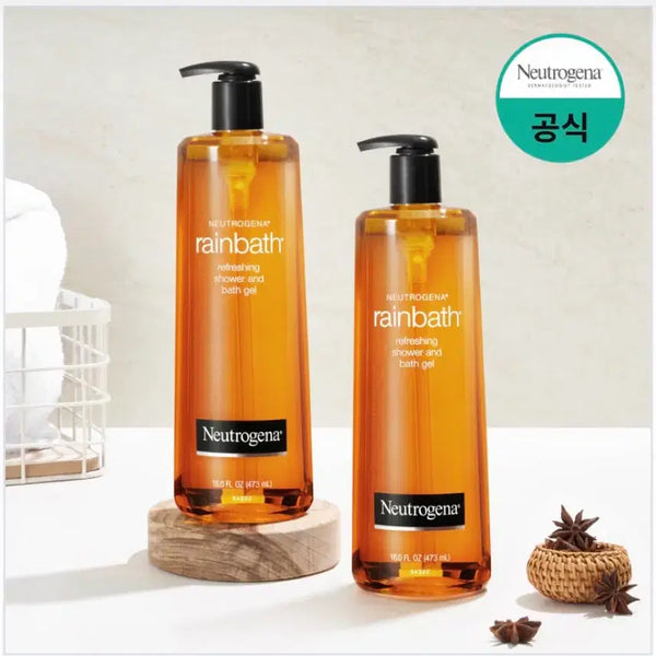 [BUNJANG] Neutrogena Rainbath Oriental Amber Body Wash (2 x 473ml) / 새상품)뉴트로지나 레인바스 바디워시 오리엔탈 엠버 473ml 2개