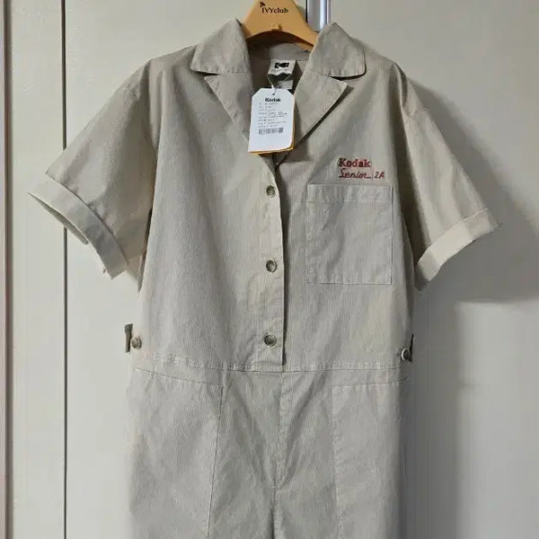 [BUNJANG] Treasure Island Women's Jumpsuit Beige Size 90 / (새제품)트레져 아일랜드  점프수트 여 90