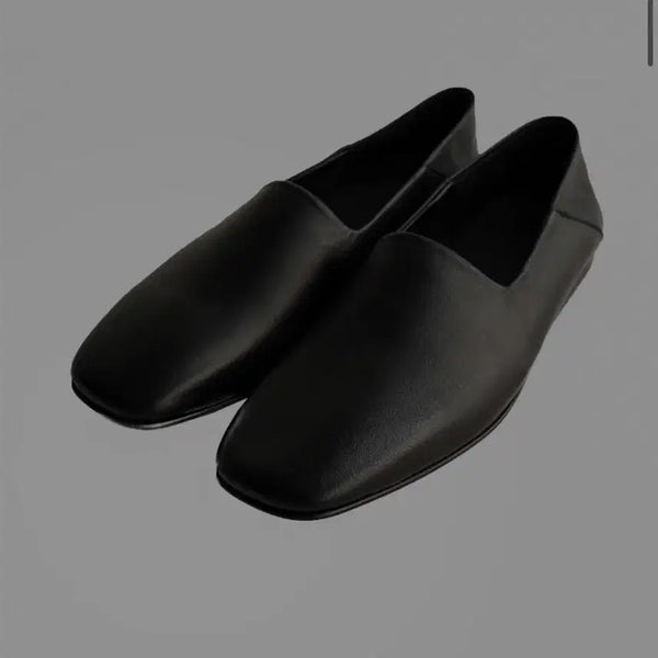 [BUNJANG] Men's Leather Loafers (280) / 남성 폴 더블 레더 로퍼 280 100%천연가죽 새상품