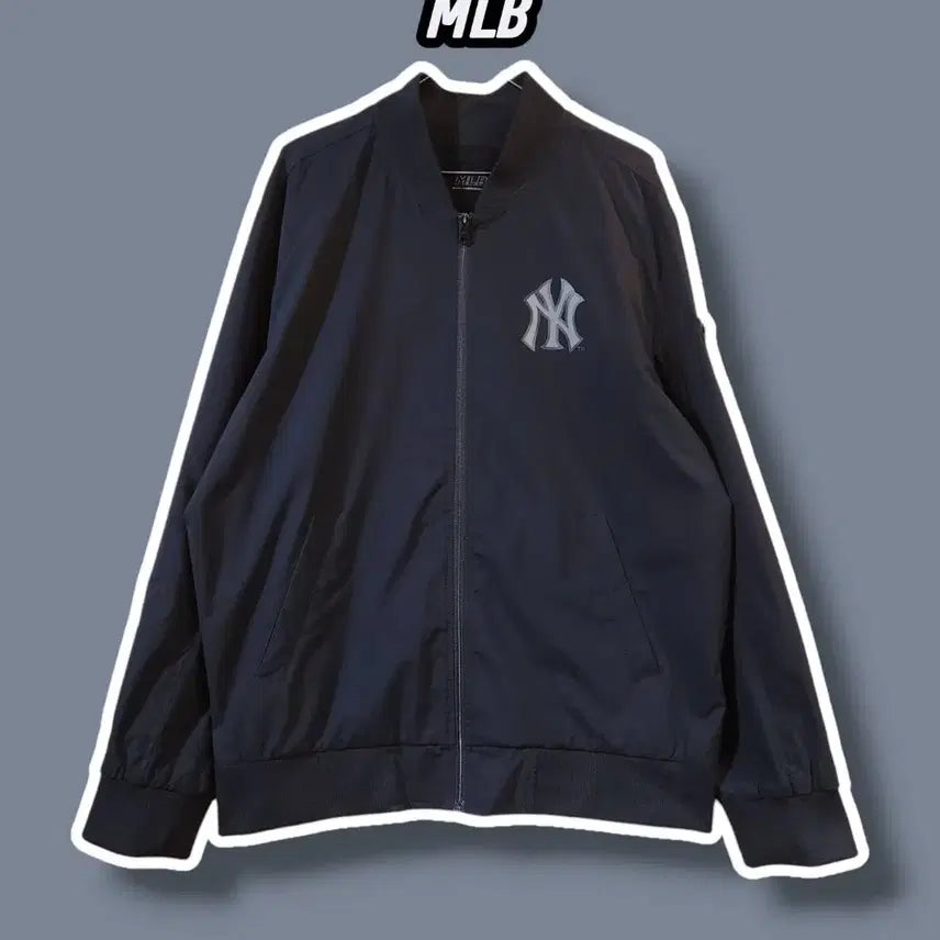 [BUNJANG] MLB New York Yankees Essential Flight Jumper Black / 110/ MLB 엠엘비 뉴욕양키스 에센셜 항공점퍼 블랙 /0810
