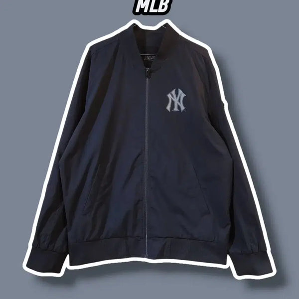[BUNJANG] MLB New York Yankees Essential Flight Jumper Black / 110/ MLB 엠엘비 뉴욕양키스 에센셜 항공점퍼 블랙 /0810