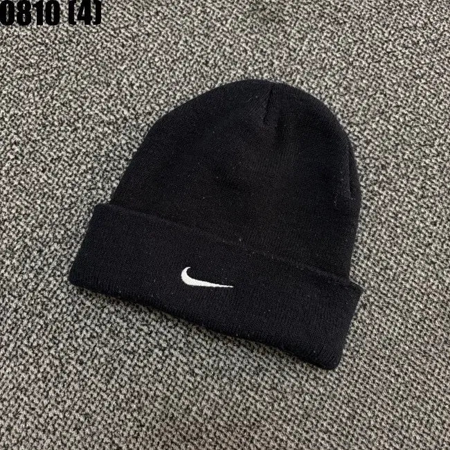 [BUNJANG] Nike Swoosh Knit Beanie Black 0810 / 나이키 스우시 니트 비니 블랙 0810