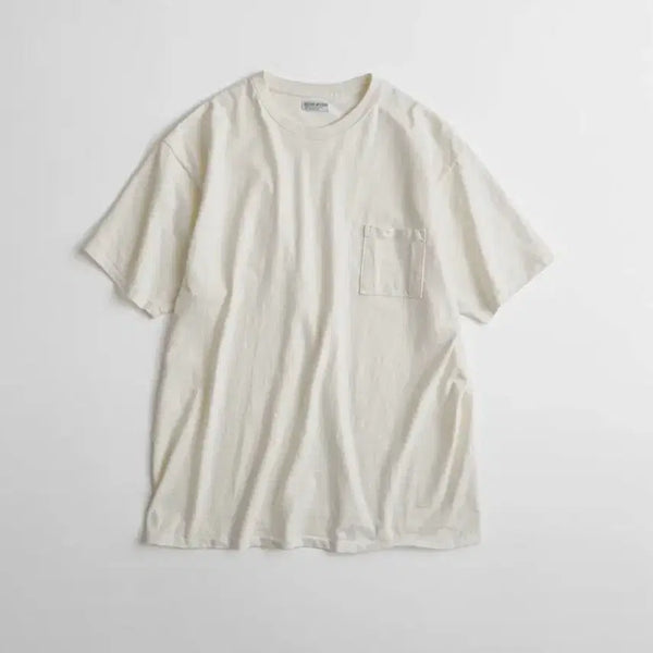 [BUNJANG] Behavior Slub T-Shirt Natural / [2] 비헤비어 슬럽 티셔츠 네츄럴