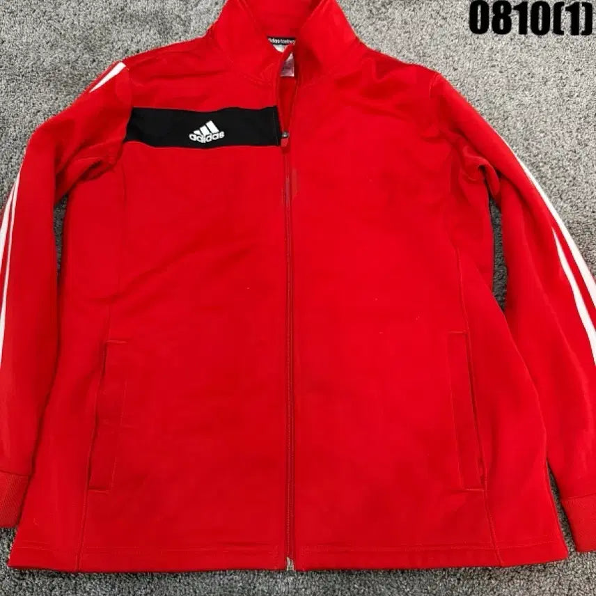 [BUNJANG] Adidas Training Jacket Red / 아디다스 트레이닝 자켓 레드