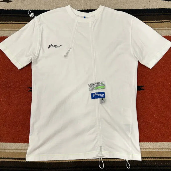 [BUNJANG] Ader Error Slash String Short Sleeve T-Shirt / 아더에러 슬래시 스트링 반팔티