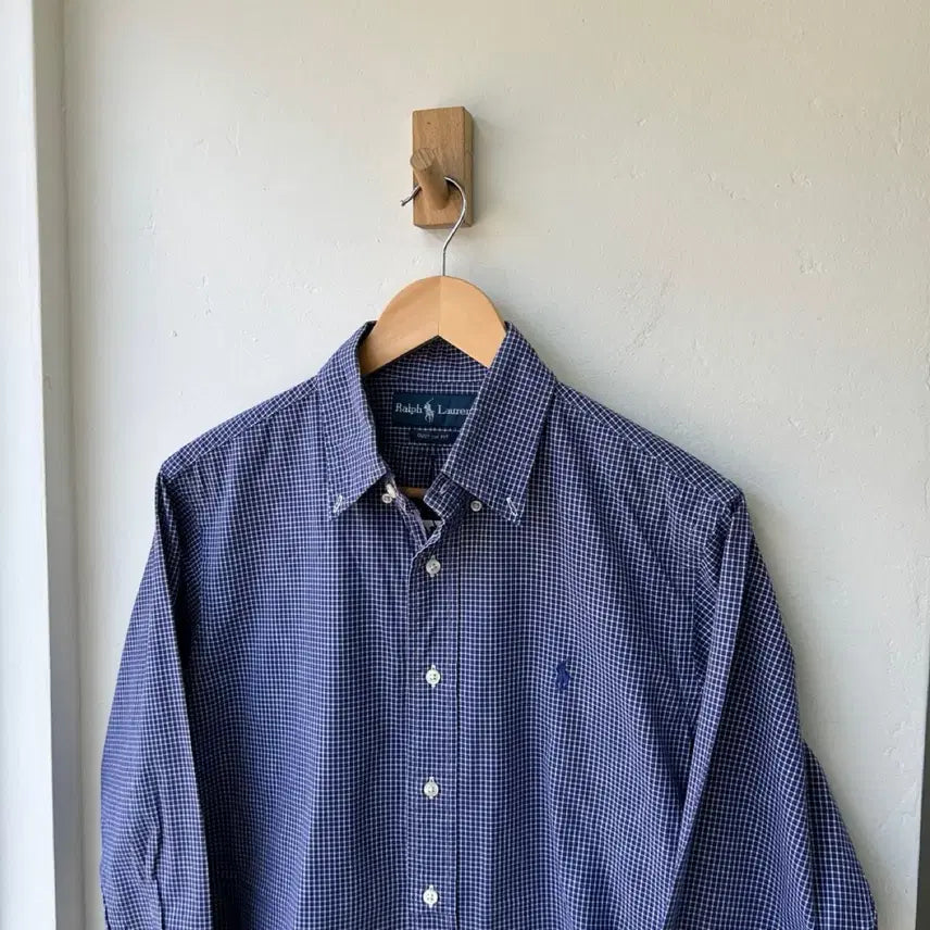 [BUNJANG] Polo Ralph Lauren Check Shirt Custom Fit Size M / 17710 - 폴로 랄프로렌 체크 셔츠