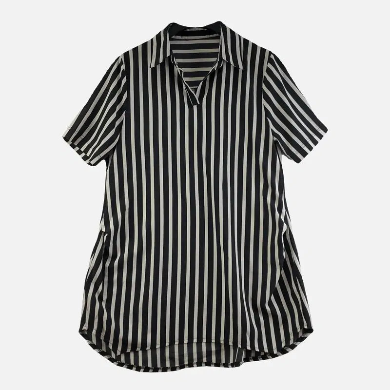 [BUNJANG] Women's Black Blouse Shirt FREE / 블랙 여자 블라우스 셔츠 FREE N9918