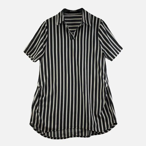 [BUNJANG] Women's Black Blouse Shirt FREE / 블랙 여자 블라우스 셔츠 FREE N9918