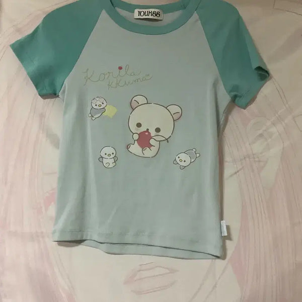 [BUNJANG] Rilakkuma T-Shirt / 유희 코리락쿠마 티셔츠