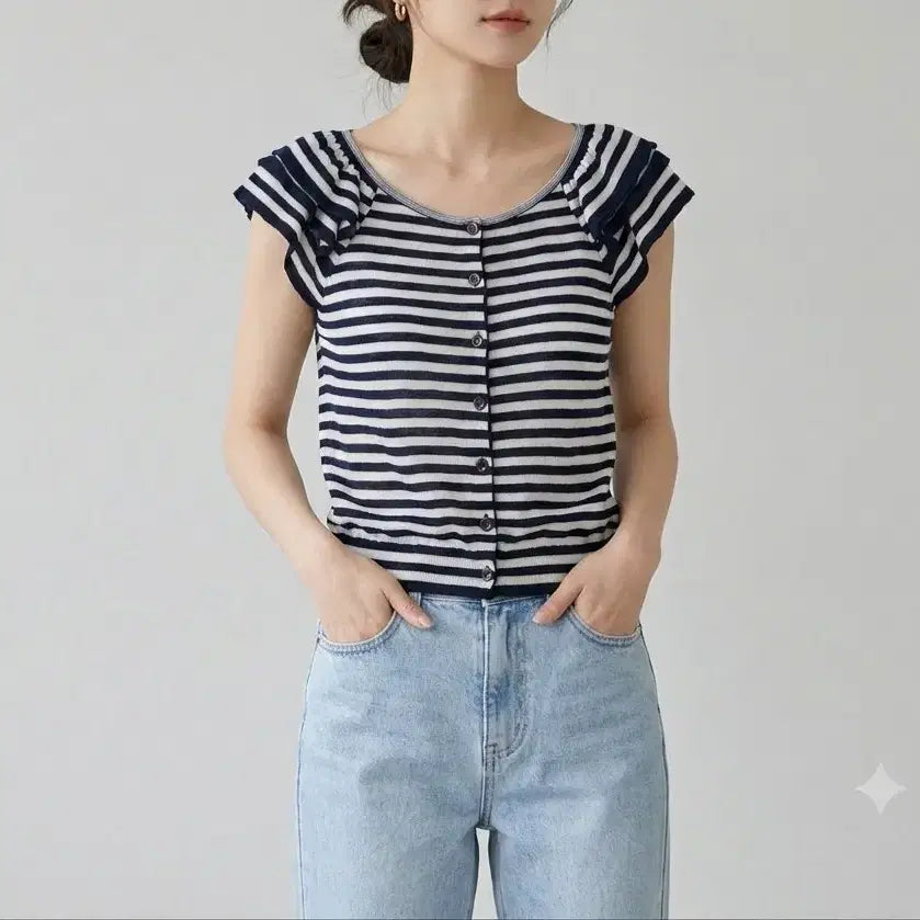 [BUNJANG] ON&ON Cap Sleeve Knit Cardigan / [55]온앤온 캡소매 니트 가디건