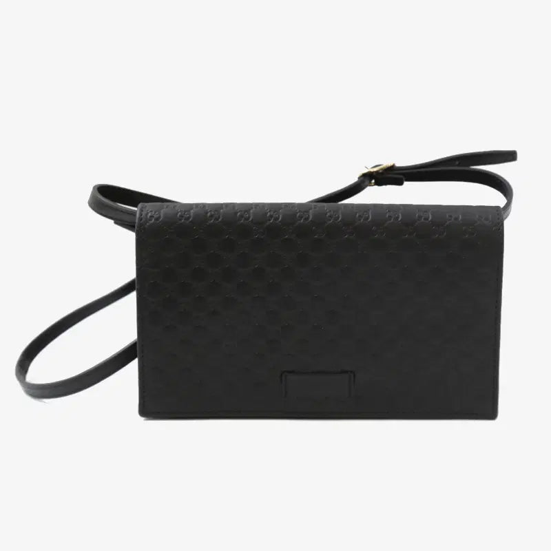 [BUNJANG] Gucci 466507 Microguccissima Crossbody Bag Black / (정품)구찌 466507 마이크로시마 크로스백 블랙