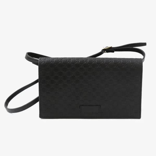 [BUNJANG] Gucci 466507 Microguccissima Crossbody Bag Black / (정품)구찌 466507 마이크로시마 크로스백 블랙