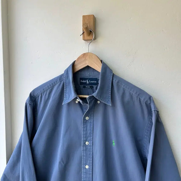 [BUNJANG] Polo Ralph Lauren Blue Shirt / 17712 - 폴로 랄프로렌 블루 셔츠