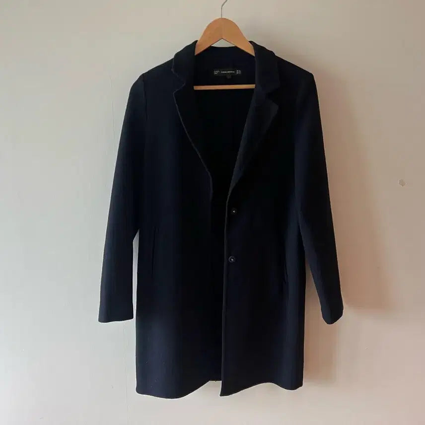 [BUNJANG] Zara Traphaluc Navy Single Coat (XS) / [정품] 자라 트라팔루크 네이비 싱글 코트 (XS)