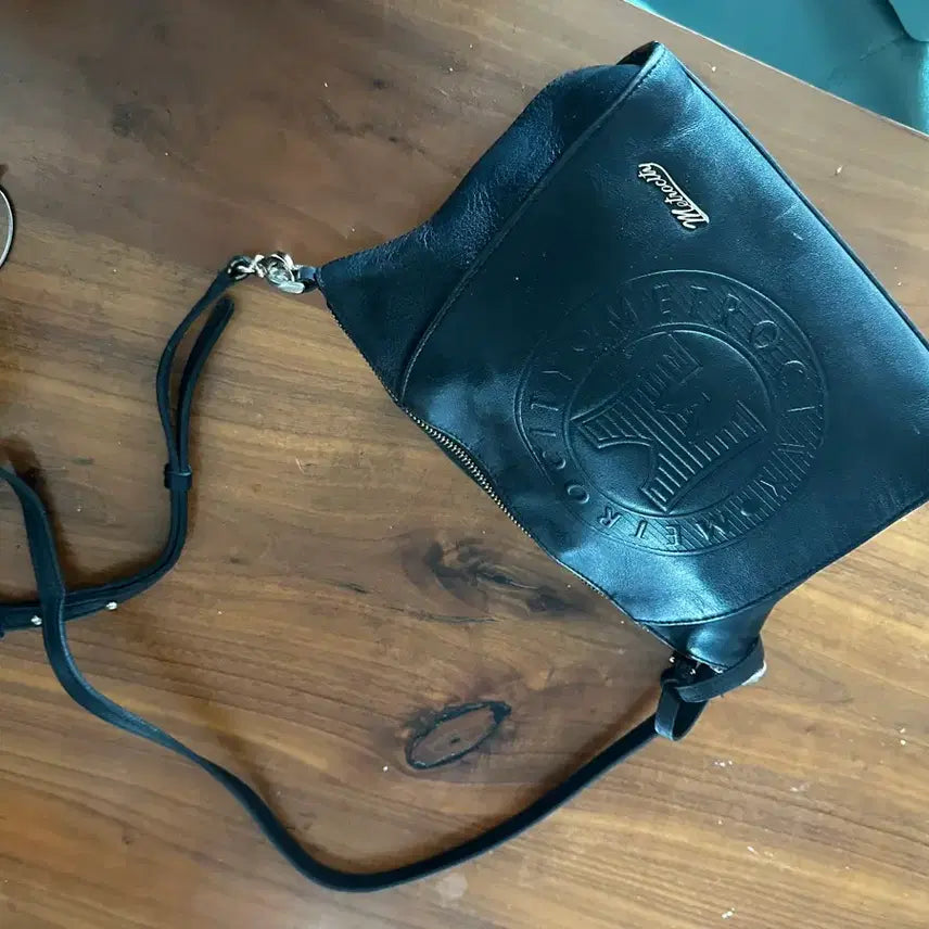 [BUNJANG] MCM Women's Crossbody Bag Black / 메트로시티 여성 크로스백 블랙