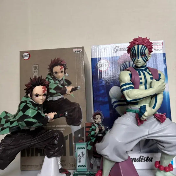 [BUNJANG] Demon Slayer Tanjiro Akaza Maxetic Figure & Acrylic Bundle Set / (일괄 택포3.2)귀멸의 칼날 탄지로 아카자 맥시매틱 피규어&아크릴 팝니다