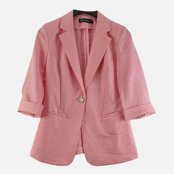 [BUNJANG] Pink Women's Blazer Jacket / 핑크 여자 자켓 블레이저 L N9962