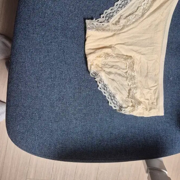 [BUNJANG] Lace Trimmed Panties - Yellow / 레이스 트리밍 팬티 옐로우