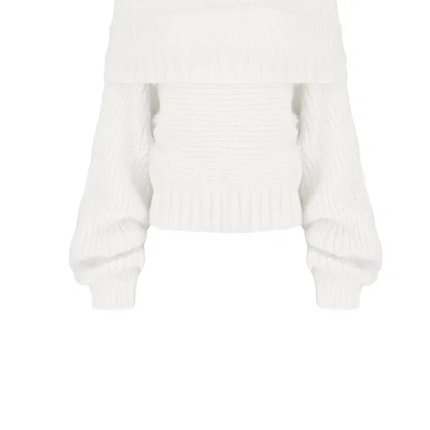 [BUNJANG] Clissier Palette Knit White / 반택포)클리시어 팔레트 니트 화이트