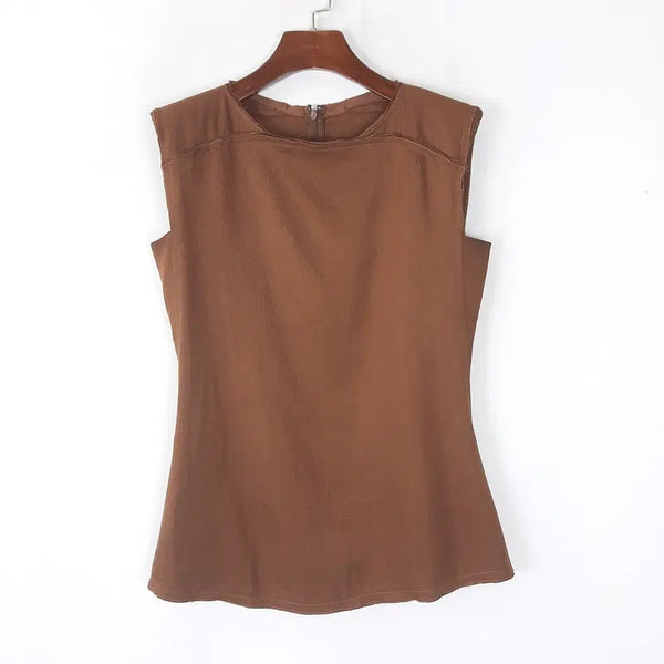 [BUNJANG] TIME by HANDSOME Silk Blend Sleeveless Top / 타임 한섬 실크혼방 민소매 탑 44