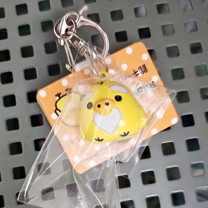 [BUNJANG] Kiiroitori Strap Charm / 신선 키이로이토리 키링, 키이로이토리 스트랩, 수염 키이로이토리,리락쿠마