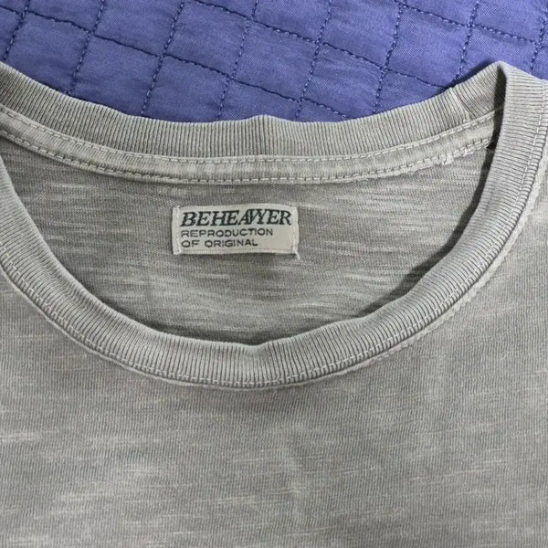 [BUNJANG] BEHAVE Slub T-Shirt Size 2 / 비헤비어 슬럽티 2사이즈