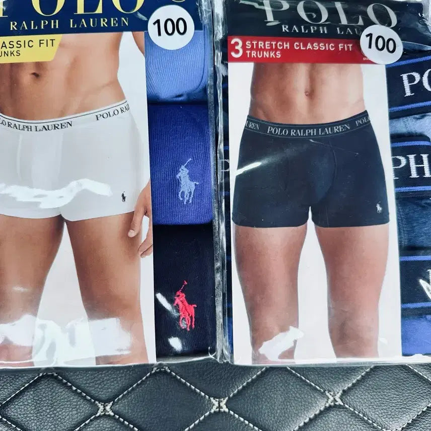 [BUNJANG] Polo Ralph Lauren Trunk Boxers 3-Pack Size 100 / 폴로 랄프로렌 트렁크 드로즈 3매 100사이즈