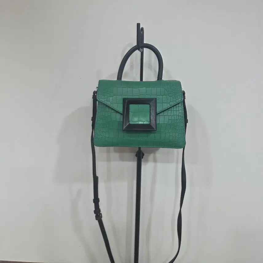 [BUNJANG] Rouge & Lounge Square Mini Bag Green / 루즈앤라운지 스퀘어 미니백 그린